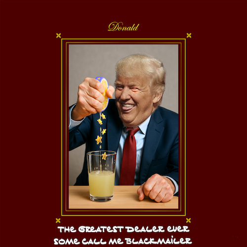 Cartoon: Great Deal (medium) by Alf Miron tagged donald,trump,tariff,zoll,eu,deal
