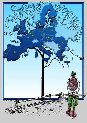 Cartoon: GM Plum (medium) by srba tagged serbia,eu,tree,plum,gmo