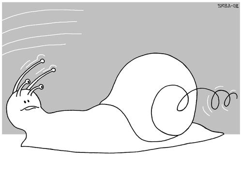 Cartoon: Wind (medium) by srba tagged wind,snail,spiral