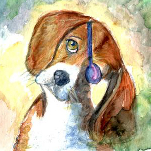 Cartoon: Beagle (medium) by dimaz_restivo tagged dog,beagle