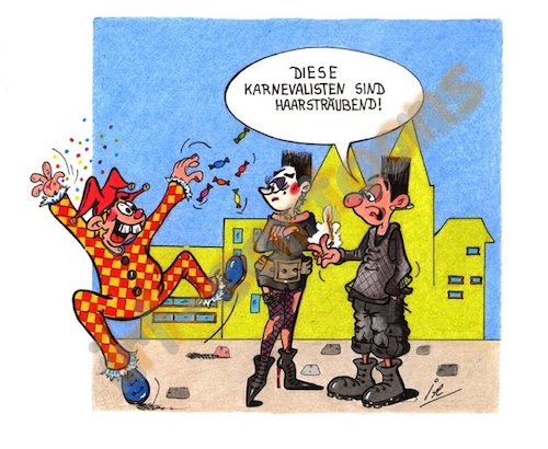 Cartoon: HELAU (medium) by irlcartoons tagged fasching,karneval,gothic,clown,fastnacht,fastenzeit,mainz,köln,düsseldorf,schwarzwald,rosenmontag,aschermittwoch,brauch,bräuche