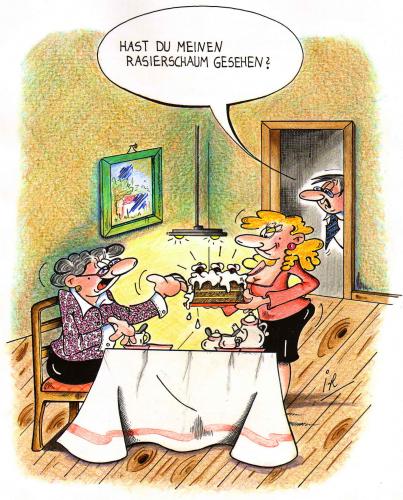 Cartoon: Sahnehäubchen (medium) by irlcartoons tagged östrogene,östrogenspiegel,spiegel,frau,frauen,hormone,hormon,wechseljahre,beschwerden,patien,arzt,doktor,gesundheit,verkauf,handel,laden,shopping,geschäft,missverständnis,klimakterium,menopause,fruchtbarkeit,kinder,biologie,evolution