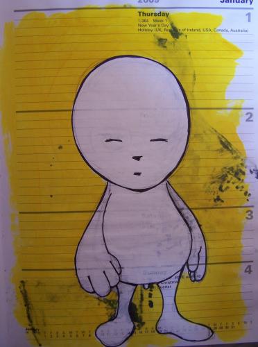 Cartoon: little white dude (medium) by markcrossey tagged little,white,dude