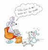 Cartoon: Spielzeit (small) by vauvau tagged hund,enkel,opa,spielen,knochen,eltern