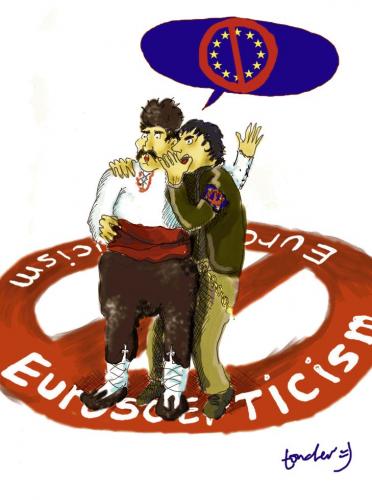 Cartoon: Euroscepticism (medium) by Bravemaina tagged euroscepticism,bulgaria