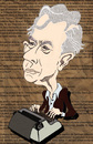 Cartoon: Mario Vargas Llosa (small) by ana001 tagged mario,vargas,llosa,nobel,prize,literature,2010