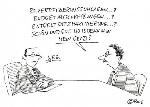 Cartoon: weg ! (medium) by Christian BOB Born tagged geld,anleger,finanzen,geschäfte,kapitalmarkt,geld,anleger,finanzen,geschäfte,kapitalmarkt,handel,verkauf,finanzierung,wirtschaft,budget,bank,banken,anlage,vorsorge,pleite,verluste,schulden,wirtschaftskrise,finanzkrise