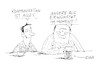Cartoon: Bappen halten (small) by Christian BOB Born tagged kommunikation,gespräch,miteinander