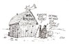Cartoon: Hotel B (small) by Christian BOB Born tagged weihnachten,maria,josef,bethlehem