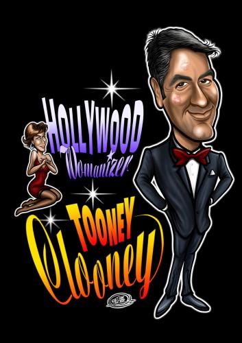 Cartoon: tooney-clooney2 (medium) by elle62 tagged clooney,hollywood