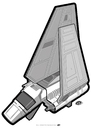Cartoon: Shuttle (small) by elle62 tagged star,wars,fanart,trooper,scifi