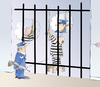 Cartoon: JAILBIRD (small) by LAINO tagged jail,prisoner,prison