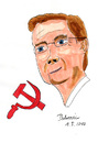 Cartoon: Westerwelle - Held der Arbeit (small) by Blogrovic tagged guido,westerwelle,kommunismus,hammer,sichel