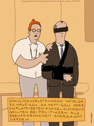 Achselzucken Achselzucken