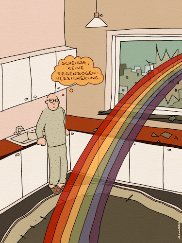 Cartoon: Happy pride month (medium) by hollers tagged regenbogen,versicherung,pride,flag,month,lgbtq,liebe,freiheit,geschlechter,homophobie,regenbogen,versicherung,pride,flag,month,lgbtq,liebe,freiheit,geschlechter,sex