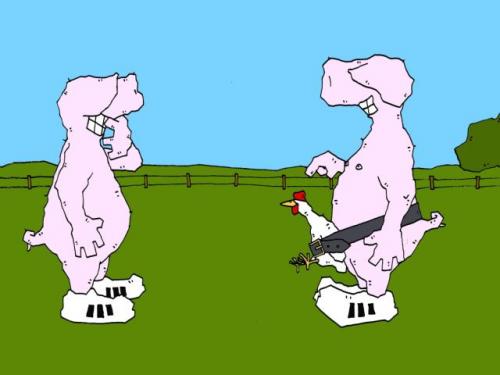 Umschnallhuhn Umschnallhuhn