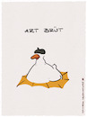 Cartoon: Art brut (small) by hollers tagged art,brut,henne,huhn,brüten,ei,kunst,kunstbrut,küken