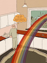 Cartoon: Happy pride month (small) by hollers tagged regenbogen,versicherung,pride,flag,month,lgbtq,liebe,freiheit,geschlechter,sex,homophobie