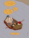 Cartoon: Im Boot (small) by hollers tagged straße,von,hormus,krieg,iran,usa,ausweg,plan,trump,ali,chamenei,netanyahu