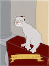 Cartoon: Pontificat Leo (small) by hollers tagged pontifikat,papst,leo,xiv,katze,balkon,petersplatz,vatikan