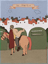 Cartoon: Rabimmel Rabammel (small) by hollers tagged sankt,martin,mantel,teilen,kleider,spenden,altkleidersammlung,kleiderspende,altkleidercontainer