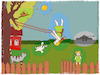 Cartoon: Stickeralbum (small) by hollers tagged sticker,album,girl,home,garden,play,dog,swing,cat,house,tank,collect