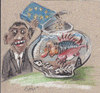 Cartoon: EU (small) by Erki Evestus tagged eu