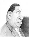 Cartoon: hugo chavez (small) by salnavarro tagged caricature,pencil,politics