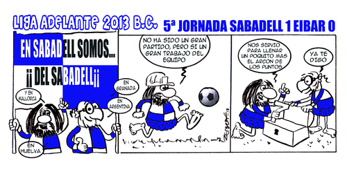 Cartoon: Division Maldita 05 (medium) by rebotemartinez tagged liga,adelante,sabadell