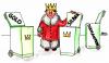 Cartoon: bei Königs (small) by besscartoon tagged reichtum,gold,silber,diamanten,monarchie,armut,müllbeseitigung,mann,müll,könig,bess,besscartoon