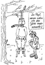 Cartoon: Den Gürtel enger schnallen (small) by besscartoon tagged vater,sohn,tod,sterben,gürtel,suizid,sparen,geld,bess,besscartoon