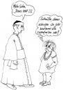 Cartoon: Enttäuschung (small) by besscartoon tagged bess,besscartoon,pfarrer,mann,kind,ostern,religion,kirche