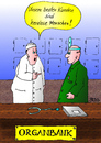 Cartoon: herzlose Menschen (small) by besscartoon tagged organbank,organe,arzt,herz,organspende,bess,besscartoon