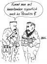 Cartoon: ohne Titel (small) by besscartoon tagged bess,besscartoon,männer,bomben,suizid,islam,märtyrer