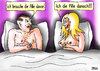 Cartoon: Pillendreher (small) by besscartoon tagged paar,mann,frau,beziehung,sex,liebe,pille,davor,danach,bess,besscartoon
