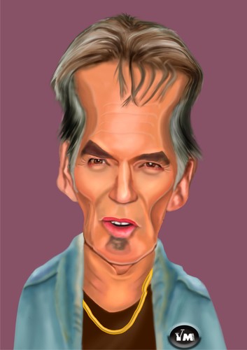 Cartoon: Billy Bob Thorton (medium) by Vlado Mach tagged actor,musician,movie