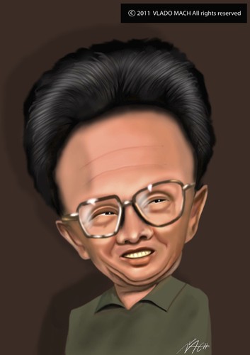 Cartoon: Kim Chong Il (medium) by Vlado Mach tagged kim,chong,il,corea