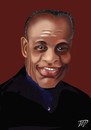 Cartoon: Dany Glover (small) by Vlado Mach tagged actors,famous,glover