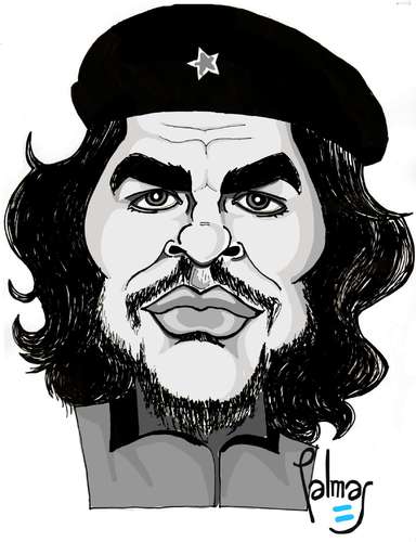 Cartoon: El Che (medium) by Palmas tagged caricatura