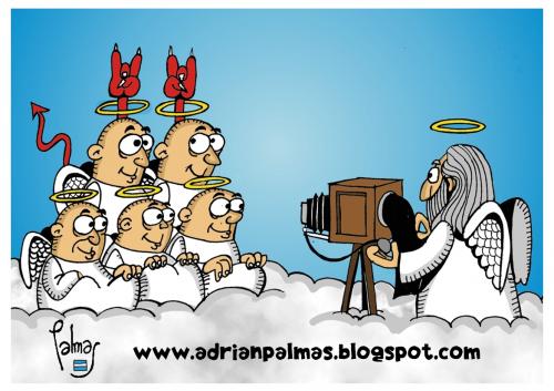 Cartoon: Foto (medium) by Palmas tagged evil