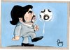 Cartoon: Maradona DT (small) by Palmas tagged caricatura