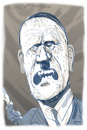 Cartoon: Adolph Hitler (small) by Dunlap-Shohl tagged hitler,parkinsons,disease,wwii