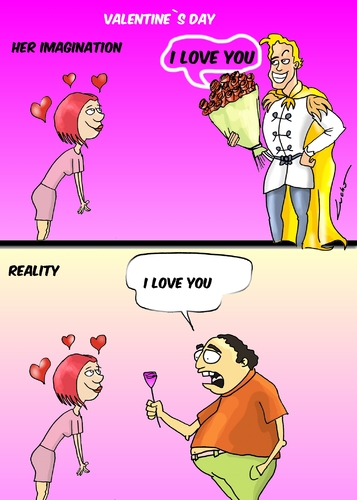 Cartoon: valentines day (medium) by lucholuna tagged valentines,day,dia,de,los,enamorados