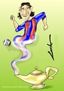 Cartoon: messi (small) by lucholuna tagged messi barcelona