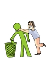 Cartoon: ohhhhh (small) by lucholuna tagged garbage