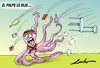 Cartoon: PAUL!!!! el pulpo traicionero (small) by lucholuna tagged paul,octopus