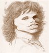 Cartoon: Jim Morrison (small) by Eno tagged jim,morrison,doors,caricature