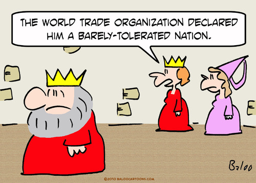 Cartoon: barely tolerated nation king que (medium) by rmay tagged barely,tolerated,nation,king,que