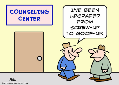 Cartoon: counseling upgraded screw goof (medium) by rmay tagged counseling,upgraded,screw,goof
