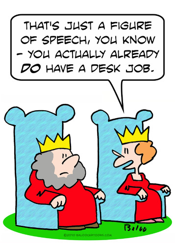 Cartoon: desk job king queen figure speec (medium) by rmay tagged desk,job,king,queen,figure,speech